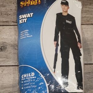 Swat kit child's Halloween costume Size Lg 12-14 Read